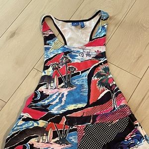 L tank/shorts romper